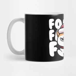 Forced Family Fun Funny Christmas Cat Mug